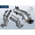 Diesel particulate filter with oxi cat FIAT Tipo 1.3 D Multijet 16v (356 357)