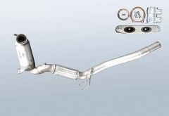 Diesel Particulate Filter VW Jetta 2.0 TDI (1K2)