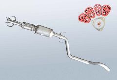 Diesel Particulate Filter OPEL Zafira B 1.9 CDTI (A05)
