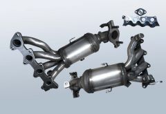 Catalytic converter KIA Picanto 1.1i (SA)