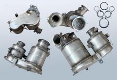 Diesel particulate filter with oxi cat AUDI A3 Cabriolet 2.0 TDi (8V7 8VE)