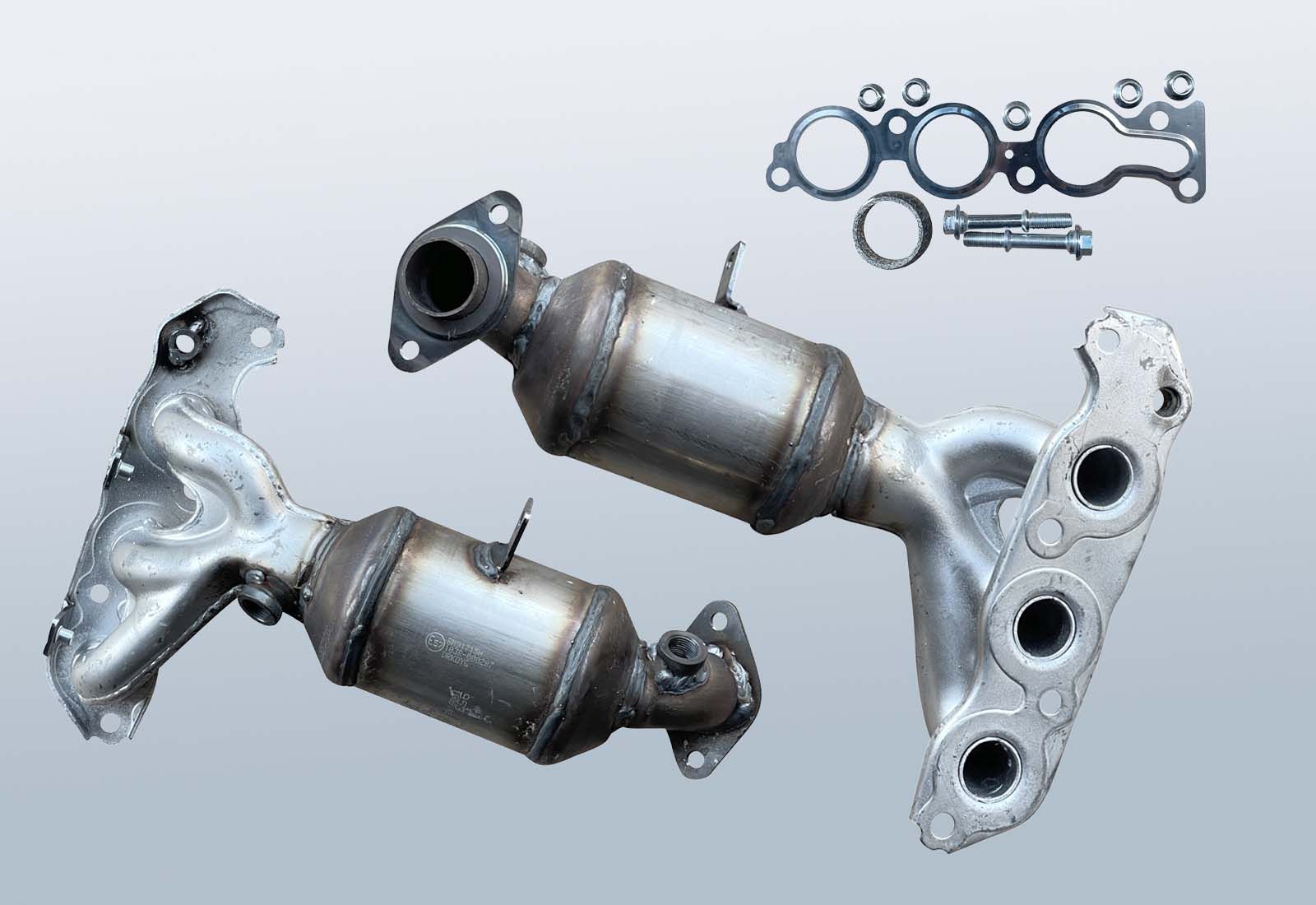 パーツ Suzuki Turbo Catalyst 6-sided Catalytic converter for SUZUKI Splash 1.0 12v (EXB22) K10B