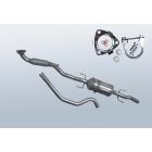 Diesel particulate filter OPEL Corsa 1.7 CDTI (D)