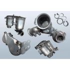 Diesel particulate filter with oxi cat VW Sharan II 2.0 TDI (7N1 7N2)