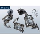 SIC Diesel particulate filter with oxi cat NISSAN Qashqai II 1.6 dCi 130 (J11)