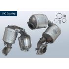 Diesel particulate filter with oxi cat TOYOTA Avensis Kombi 2.0 D4-D (WWT270)