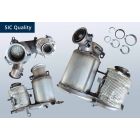 SIC Diesel particulate filter with oxi cat SKODA Octavia III RS 4x4 2.0 TDi (5E3 NL3 NR3)