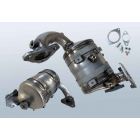 Diesel particulate filter with oxi cat RENAULT Grand Scenic III 1.6 dCi (JZ00 JZ12)