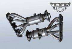 Catalytic converter TOYOTA Corolla Verso 1.8 VVT-i (E12)