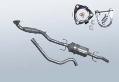 Diesel particulate filter OPEL Corsa 1.7 CDTI (D)