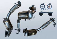 Catalytic converter MITSUBISHI Outlander II 2.2 DI-D 4WD (CW1W)