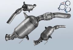 Diesel particulate filter BMW X3 2.0 d xDrive (E83N)