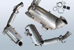 Diesel particulate filter with oxi cat BMW X2 20d sDrive (F39)