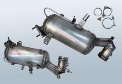 Diesel particulate filter with oxi cat OPEL Astra K 1.6 CDTI (B16)