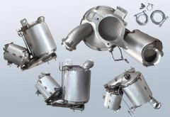 Diesel particulate filter with oxi cat RENAULT Kangoo III Rapid 1.5 Blue dCi (FW17)