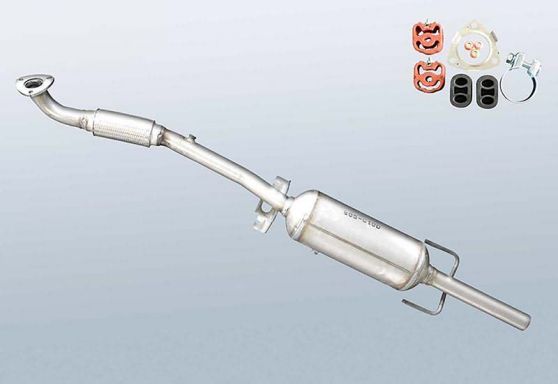 Diesel Particulate Filter Opel Astra H Gtc 1 7 Cdti L08 Z17dtr